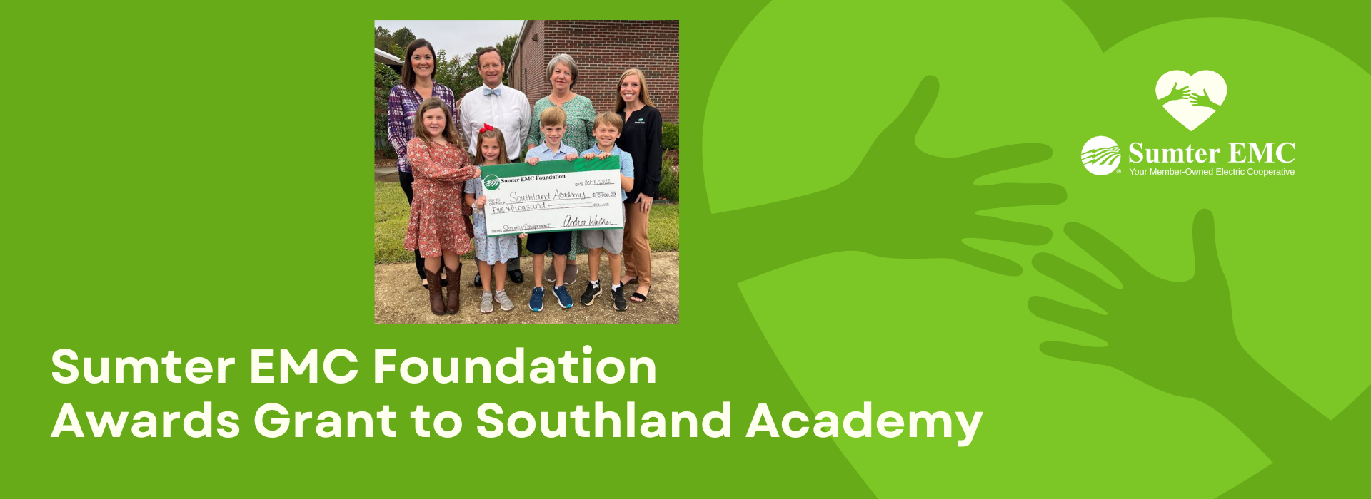 Sumter EMC Foundation Awards Grant to Southland Academy